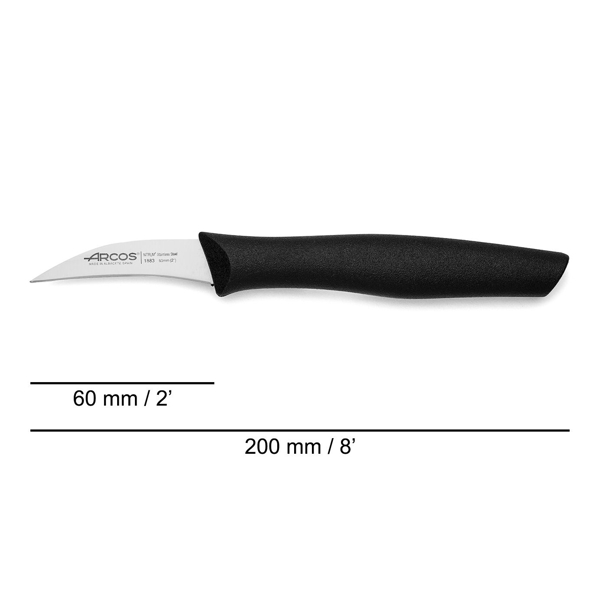 დანა Arcos 188300 Nova, Peeling Knife, 60mm, Black