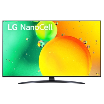 ტელევიზორი LG 50NANO763QA, 50", 4K UHD, Smart TV, HDMI, USB, CI, RF, Wifi, BT, Black