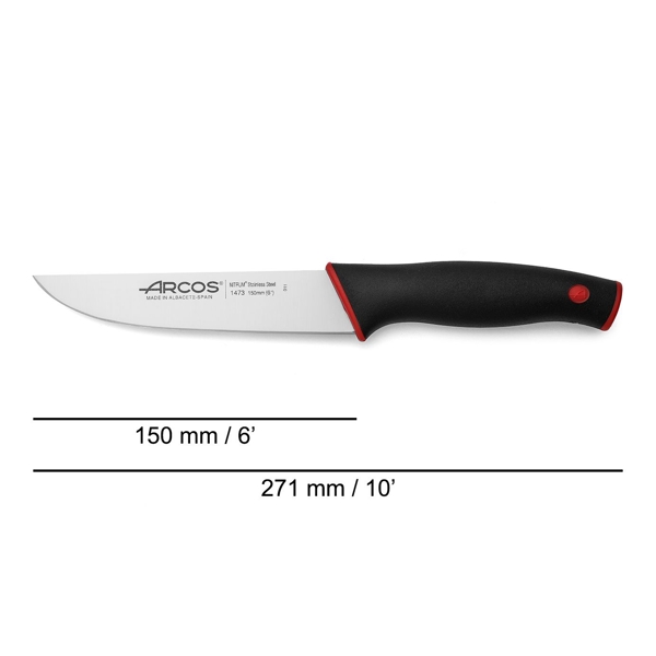 დანა Arcos 147322 Duo, Kitchen Knife, 150mm, Black