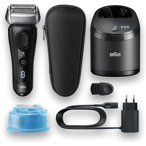 წვერსაპარსი Braun 8450cc Series 8, Electric Shaver, Black