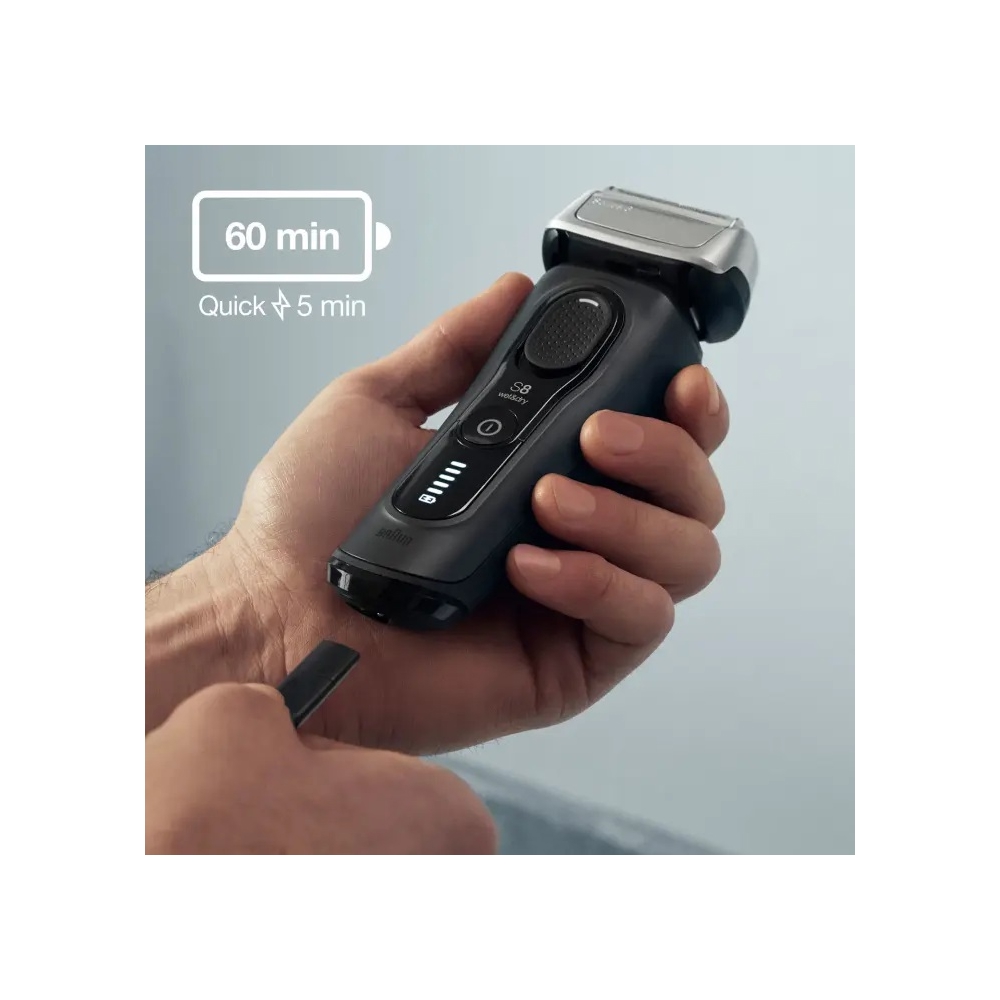 წვერსაპარსი Braun 8413s Series 8, Electric Shaver, fjord grey