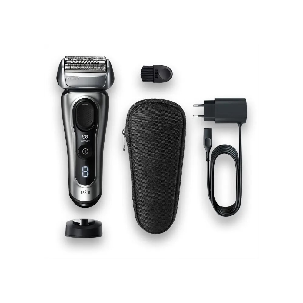 წვერსაპარსი Braun 8417s Series 8, Electric Shaver, Silver