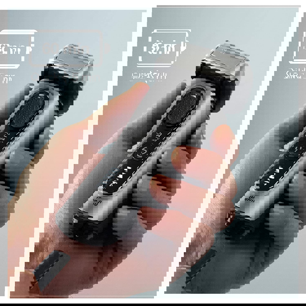 Braun 8417s Series 8, Electric Shaver, Silver