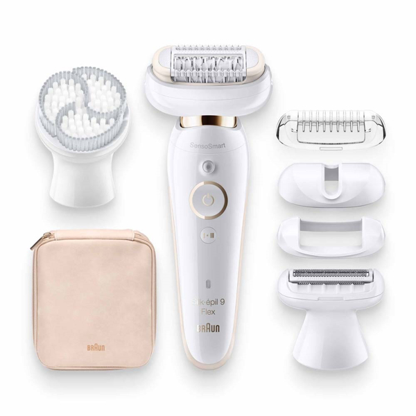 ეპილატორი Braun SES9030 Silk-epil 9 Flex, Wet and Dry Epilator, White