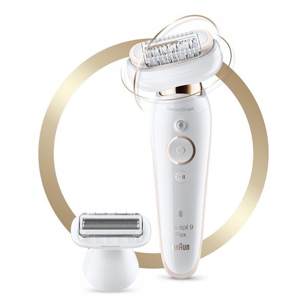 ეპილატორი Braun SES9002 Silk-epil 9 Flex, Wet and Dry Epilator, White