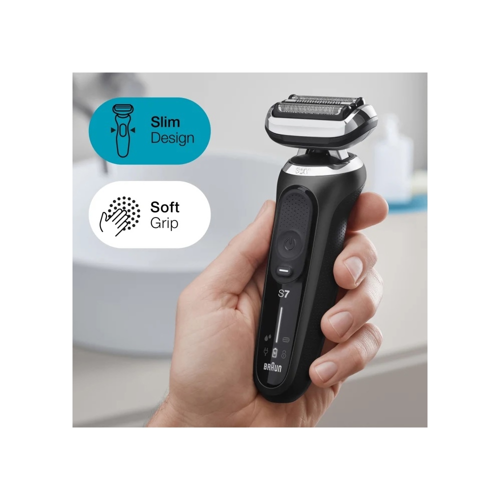 წვერსაპარსი Braun 70-N1000s Series 7, Electric Shaver, Dark Grey
