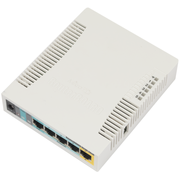 MikroTik RB951Ui-2HnD, 300 Mbit/s, Router, White