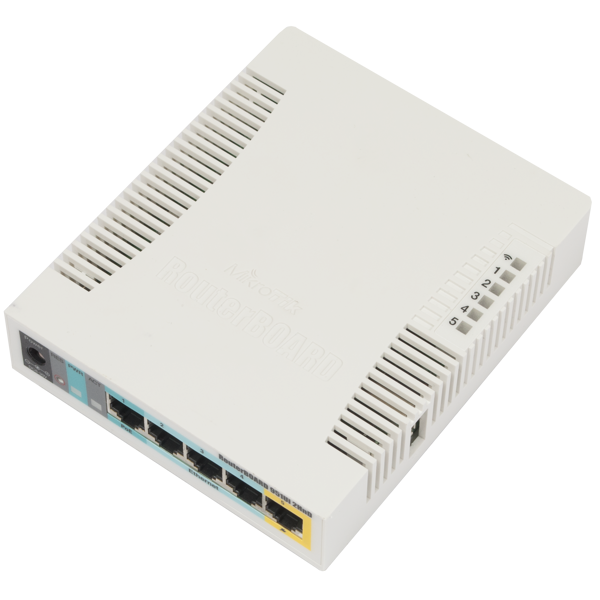 MikroTik RB951Ui-2HnD, 300 Mbit/s, Router, White