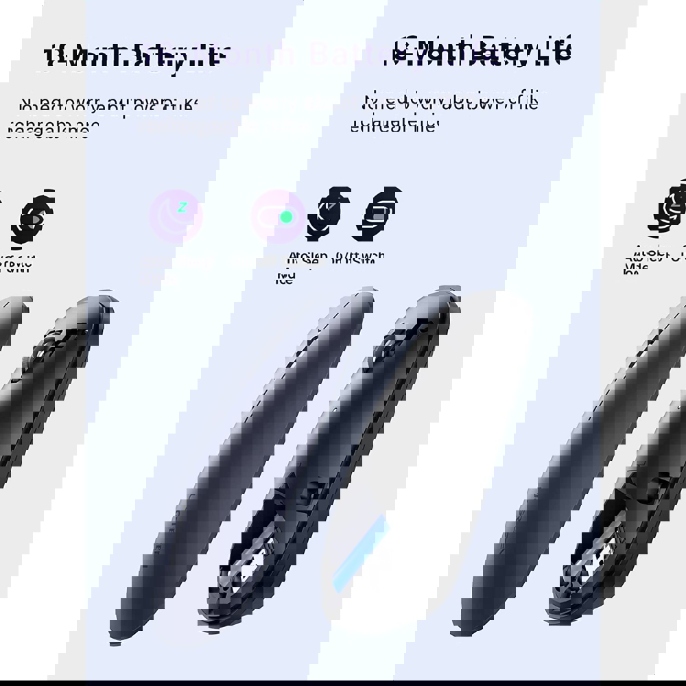 მაუსი UGREEN MU001 (90372) Wireless 2.4G Slim Silent Mouse, 4000DP, Light Black