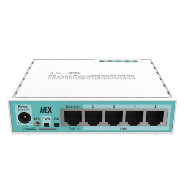 MikroTik RB750Gr3, Router, White/Blue