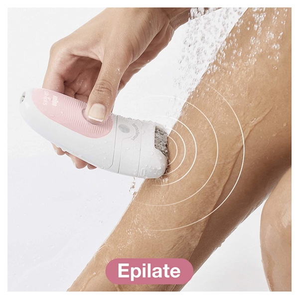 Braun SES5-895BS Silk-epil 5, Wet and Dry Epilator, White