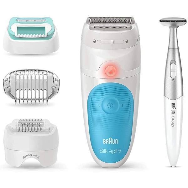 ეპილატორი Braun SES5-810 Silk·épil 5, Wet and Dry Epilator, White