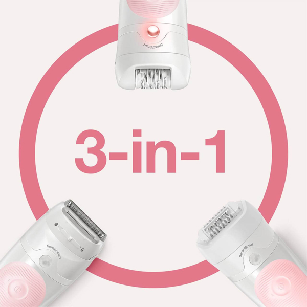 ეპილატორი Braun SES5-620 Silk·épil 5, Wet and Dry Epilator, White