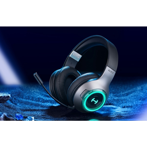 ყურსასმენი Edifier G33BT, Gaming Headset, Wireless, RGB, Bluetooth, Black