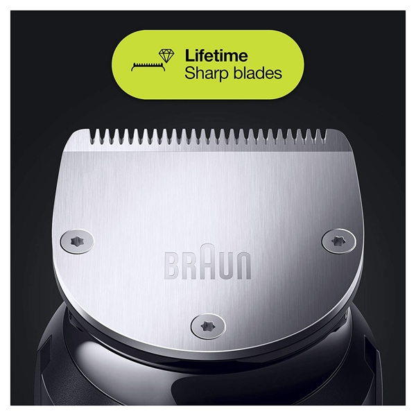 ტრიმერი Braun MGK7221, Hair Trimmer, Black/Gray Metal