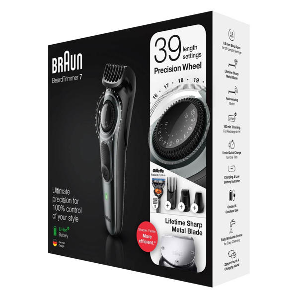 ტრიმერი Braun BT7240, Hair Trimmer, Black/Gray