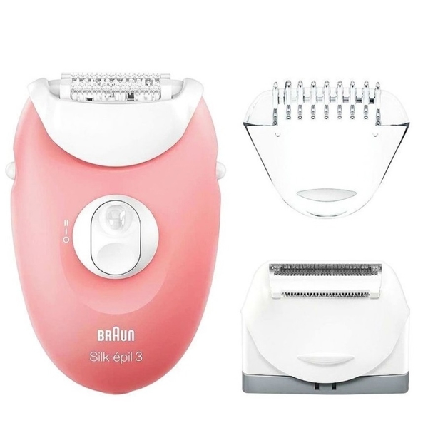 ეპილატორი Braun SE3-440 Silk-épil 3, Wet and Dry Epilator, Pink