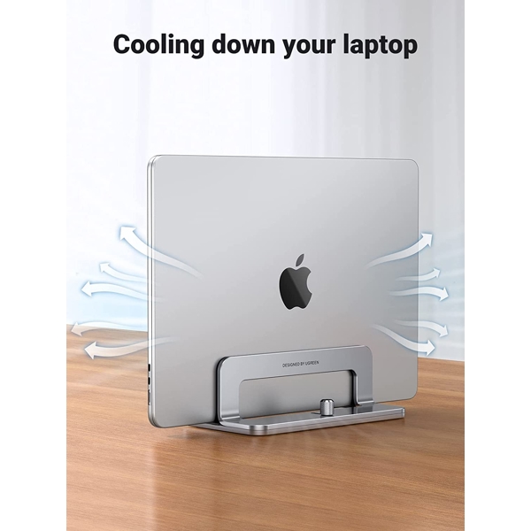 ნოუთბუქის სადგამი UGREEN LP258 (20471) Vertical Laptop Stand, Silver