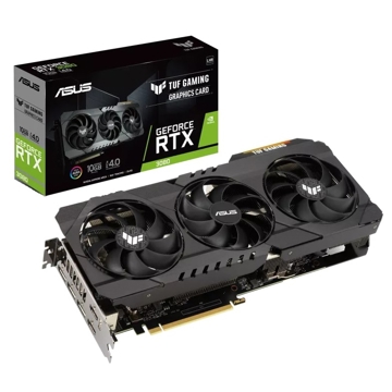 ვიდეო დაფა Asus TUF Gaming GeForce RTX3080 V2 LHR, 10GB, 320bit, HDMI, DP, Black