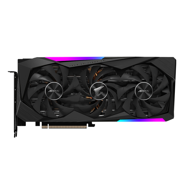 ვიდეო დაფა Gigabyte GeForce RTX3070 Aorus Master LHR, 8GB, 256bit, HDMI, DP, Black