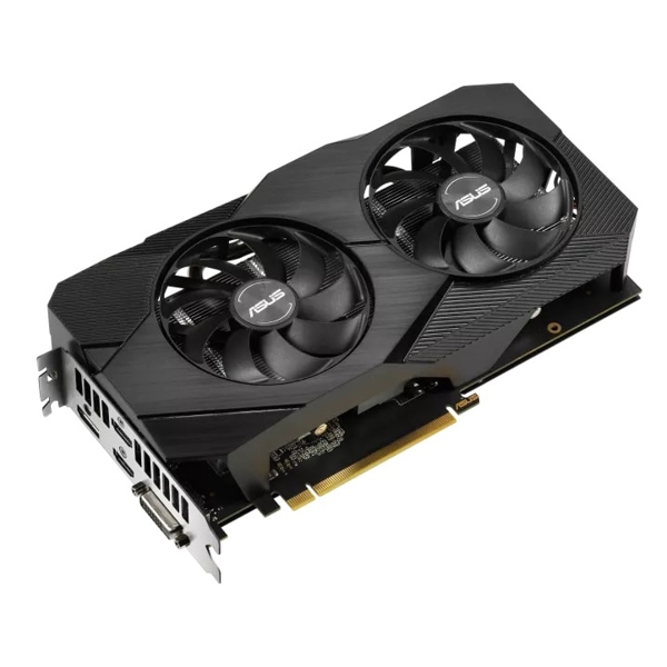 ვიდეო დაფა Asus Gaming GeForce RTX2060 Dual EVO OC, 12GB, 192bit, HDMI, DP, DVI-D, Black