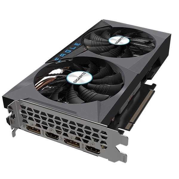 ვიდეო დაფა Gigabyte Gaming GeForce RTX3060 Eagle OC LHR, 12GB, 192bit, HDMI, DP, Black