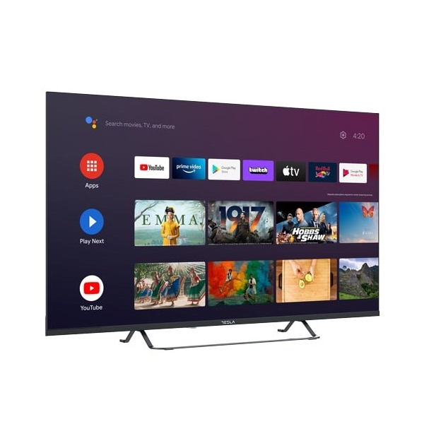 ტელევიზორი Tesla 55E625BUS, 55", HD, IPS, HDMI, AV, RF, Black
