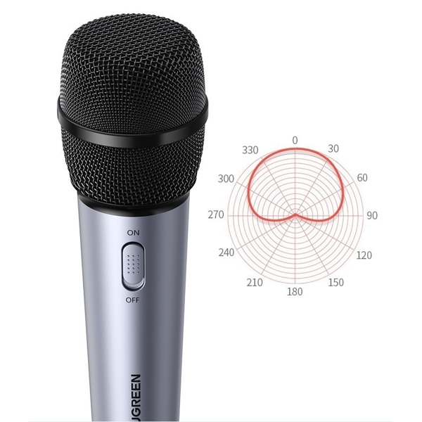 მიკროფონი UGREEN CM427 (10931) Livestream Microphone, Silver