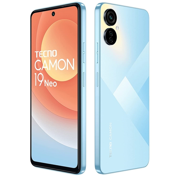 მობილური ტელეფონი Tecno Camon 19 Neo, 6GB, 128GB, Dual Sim, Ice Mirror Blue