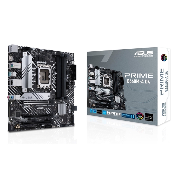 ვიდეო დაფა Asus 90MB19K0-M0EAY0 B660M-A D4, LGA 1700, DDR4, 128GB