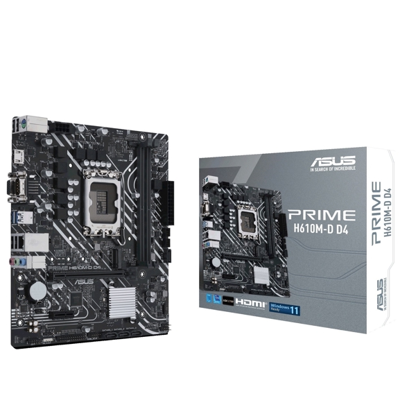 დედა დაფა Asus Prime H610M-D D4, LGA 1700, DDR4, 64GB