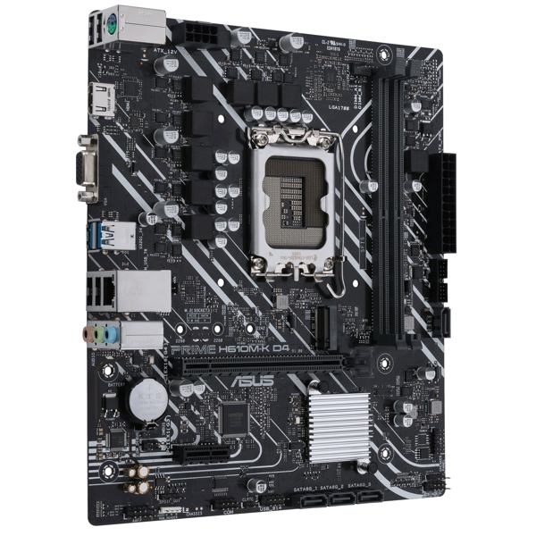 დედა დაფა Asus Prime H610M-K D4, LGA 1700, DDR4, 64GB