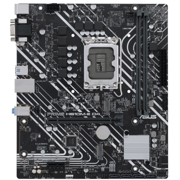 დედა დაფა Asus Prime H610M-E D4, LGA 1700, DDR4, 64GB