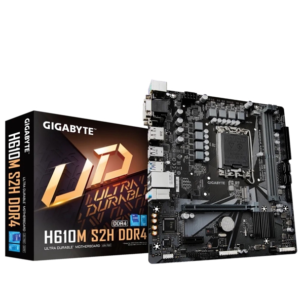 დედა დაფა Gigabyte H610M S2H, LGA 1700, DDR4, 64GB