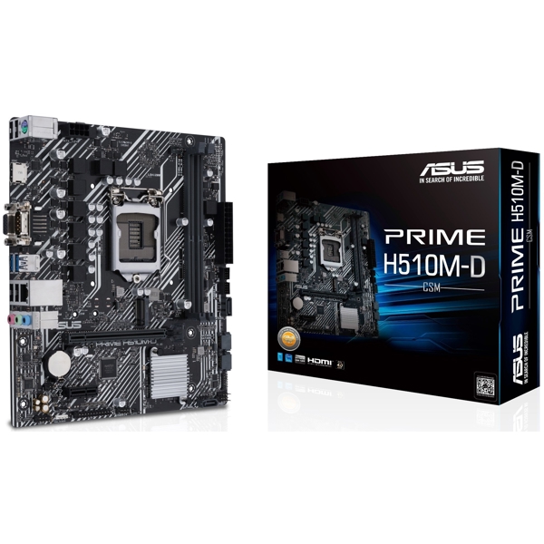 დედა დაფა Asus Prime H510M-D, LGA 1200, DDR4, 64GB