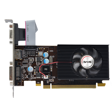 დედა დაფა Afox GeForce GT210, 1GB, 64bit, HDMI, DVI, Black