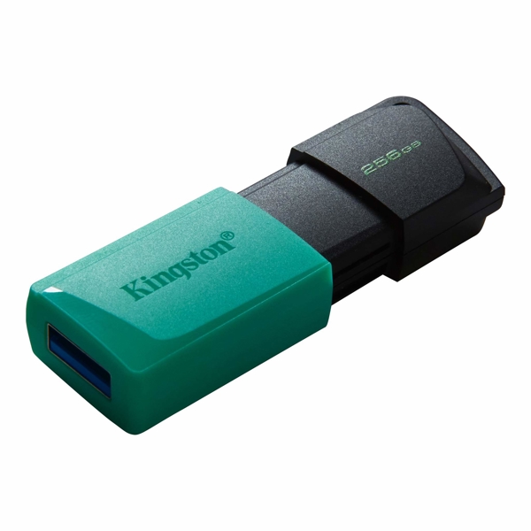 USB ფლეშ მეხსიერება Kingston DTXM/256GB, 256GB, USB 3.2, Black/Turquoise