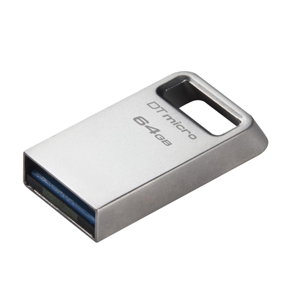 USB ფლეშ მეხსიერება Kingston DTMC3G2/64GB, 64GB, USB 3.2, Silver