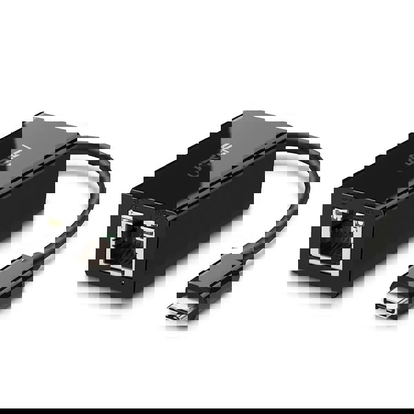 LAN ადაპტერი US236 (50307), Type-C to Lan 10/100/1000Mbps Ethernet Adapter, Black