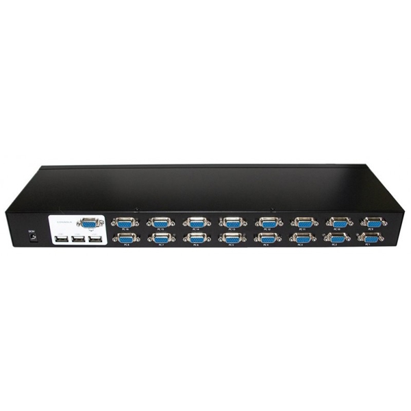 სვიჩი D-Link KVM-450/C1A, 16-Port, Switch, Black