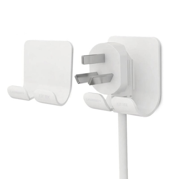 კაბელის სამაგრი UGREEN CD107 (20365) Power Cord Winder Hook, 2-Pack, White