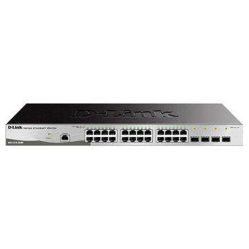 სვიჩი D-Link DGS-1210-28/ME/P/B2A, 24-Port Gigabit, Switch, Black