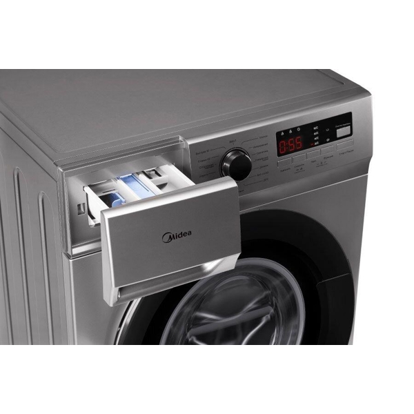 Midea MFN03W70/S, 7Kg, A+++, 1400Rpm, 79Db, Washing Machine, silver