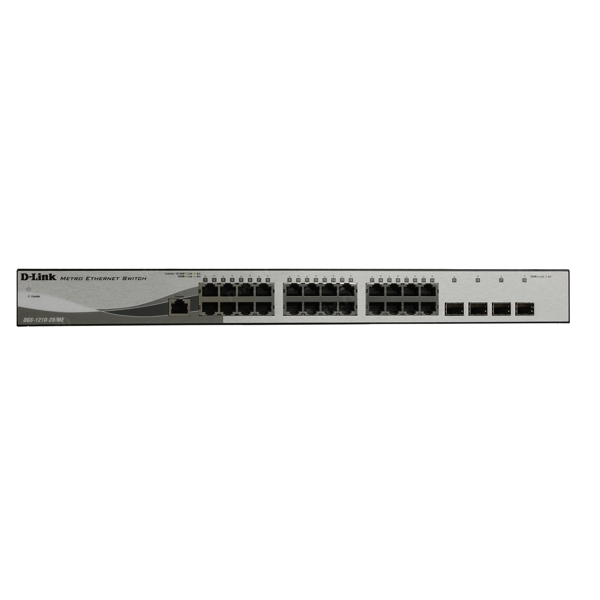 სვიჩი D-Link DGS-1210- 28/ME/A2B, 24-Port Gigabit, Switch, Black