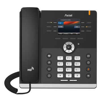 IP ტელეფონი Axtel AX-400G, IP Phone, PoE, 8 SIP, 6 lines, Gigabit Port, Black