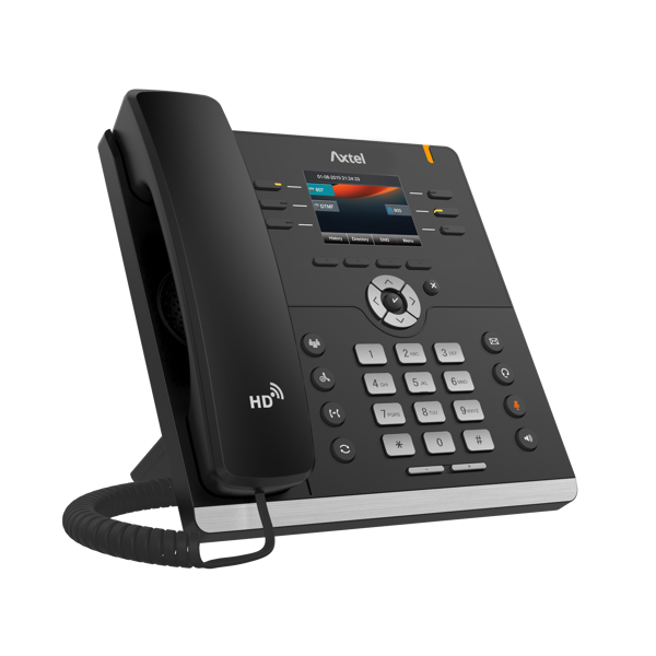 IP ტელეფონი Axtel AX-400G, IP Phone, PoE, 8 SIP, 6 lines, Gigabit Port, Black