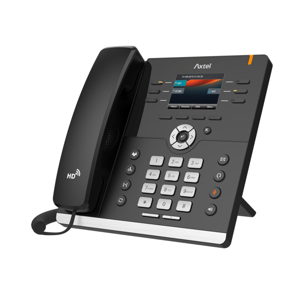 IP ტელეფონი Axtel AX-400G, IP Phone, PoE, 8 SIP, 6 lines, Gigabit Port, Black