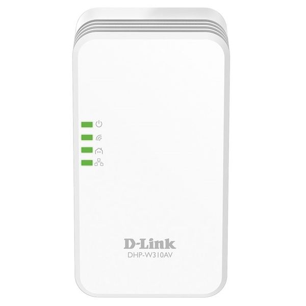 ინტერნეტის გადამცემი D-Link DHP- W310AV/C1A, 300Mbps, PowerLine Adapter, White