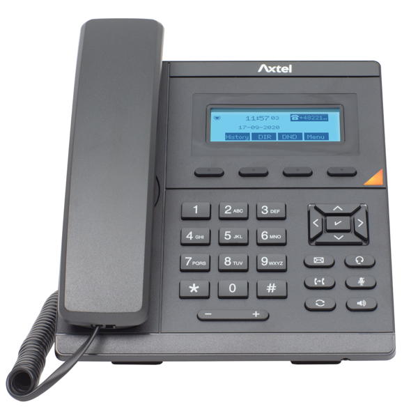 IP ტელეფონი Axtel AX-200, IP Phone, PoE, 1 SIP, Black