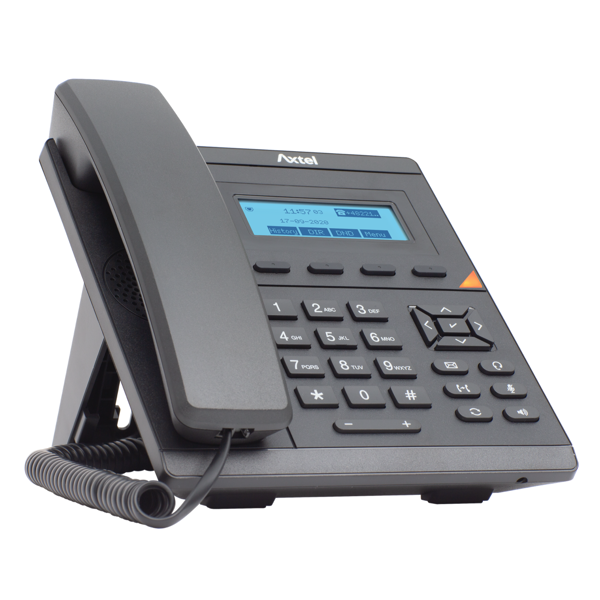 IP ტელეფონი Axtel AX-200, IP Phone, PoE, 1 SIP, Black